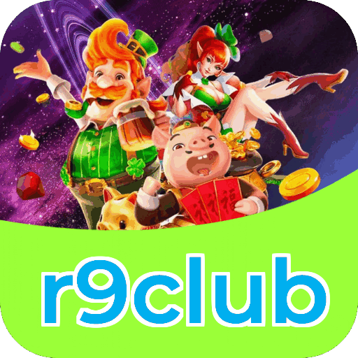 Plataforma r9club mostrando interface moderna, jogos certificados e recursos de segurança licenciados